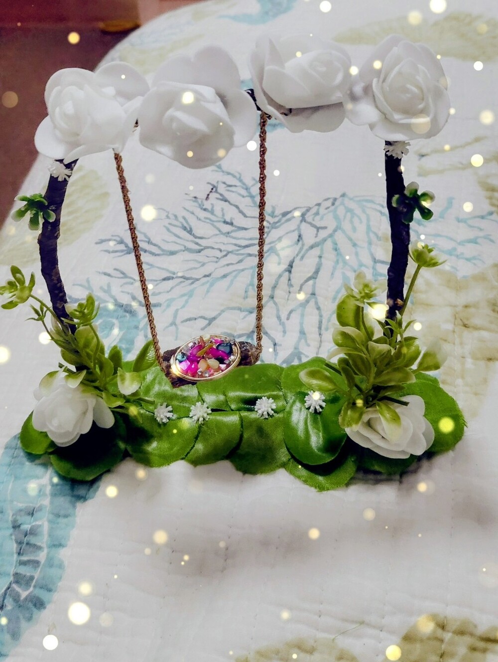 Pretty Fairy Swing 7x8" (HANDMADE)
